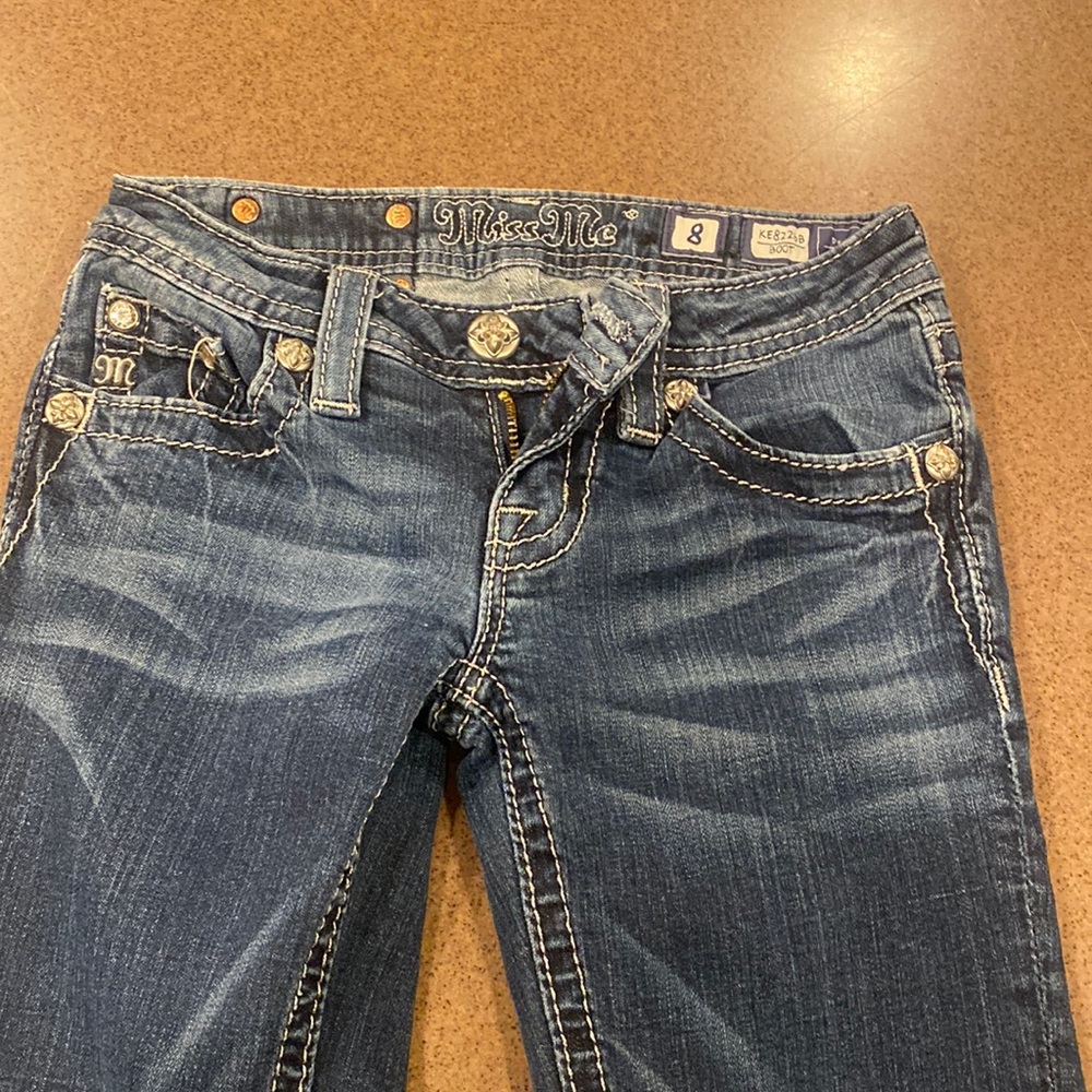 Sz 8 girls miss me jeans